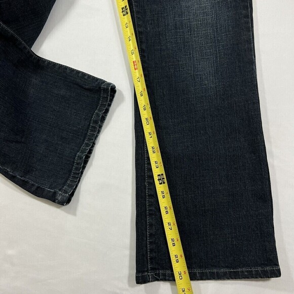 Kenneth Cole New York Men’s Straight Dark Blue Denim Jeans Smou9718 Size 34X30 - Picture 13 of 14